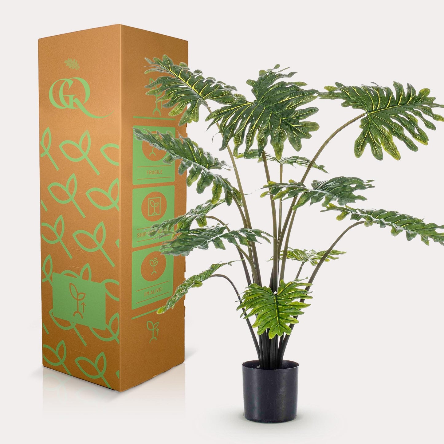 Kunstplant - Philodendron - 85 cm